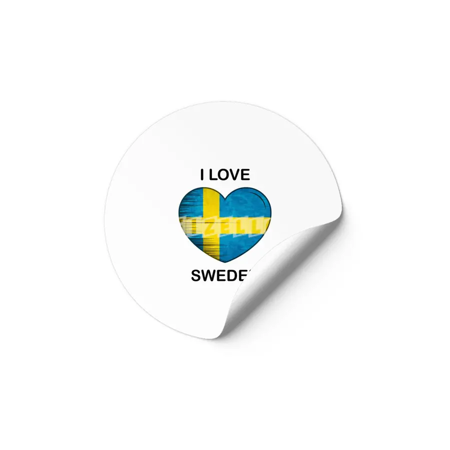 I Love Sweden, My Home, My Country, my Heart Etiket