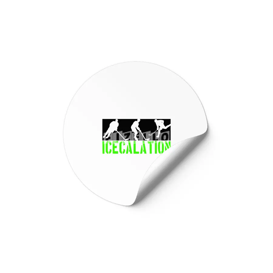 Ice Hockey, Icehockey Coach Trainer Fan Player Etiket