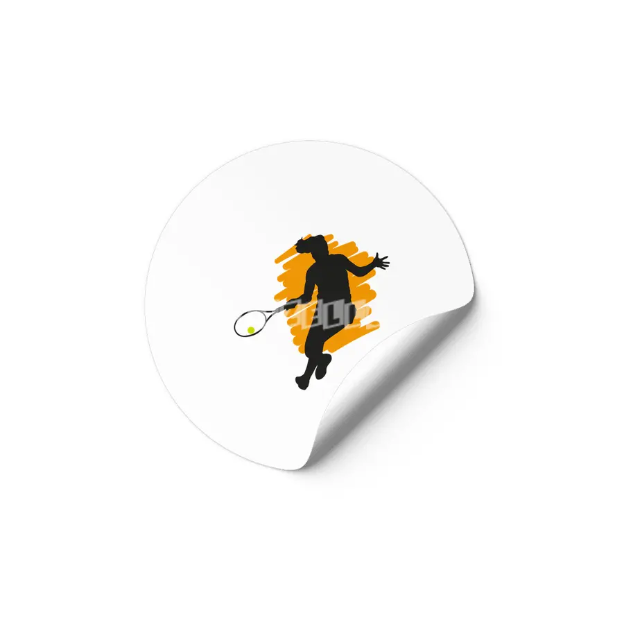 Tennis Sport Player Fans Coach Trainer Gift Etiket