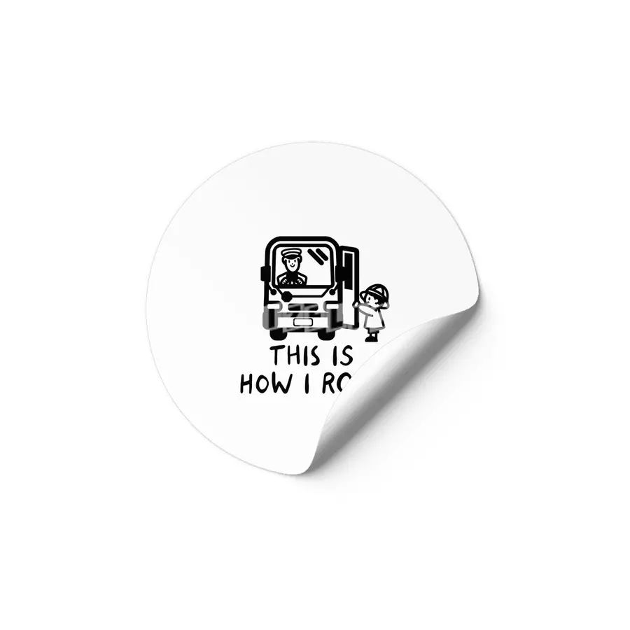 Funny Bus Driver School Bus Driver Saying Gift Etiket