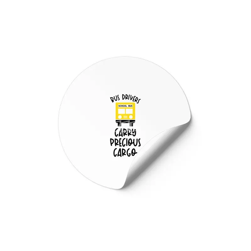 Funny Bus Driver School Bus Driver Saying Gift Etiket