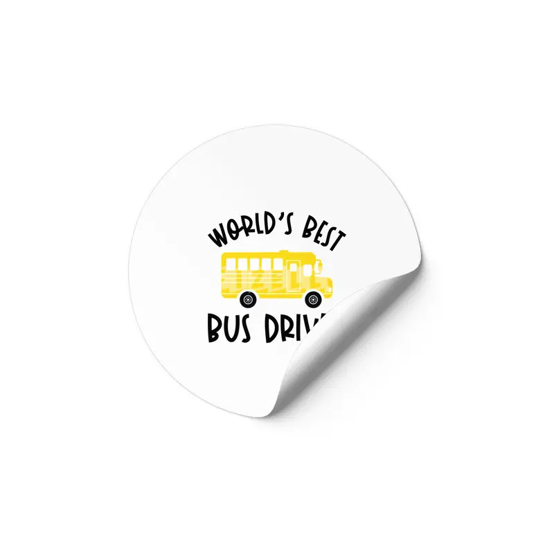 Funny Bus Driver School Bus Driver Saying Gift Etiket