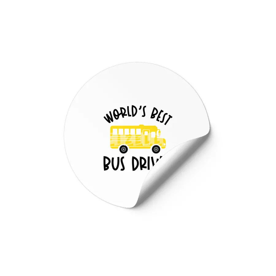 Funny Bus Driver School Bus Driver Saying Gift Etiket