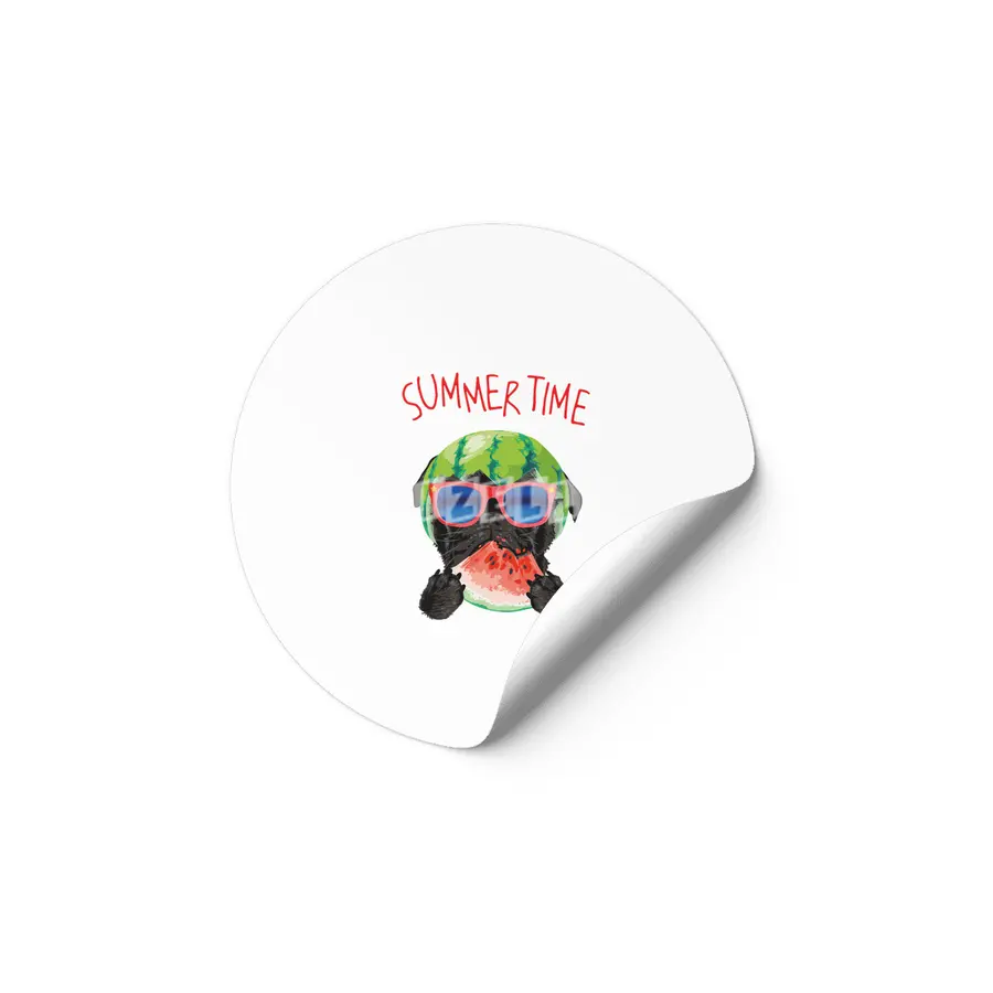 Funny Pug Dog Dogs Gift Dog Lover Etiket