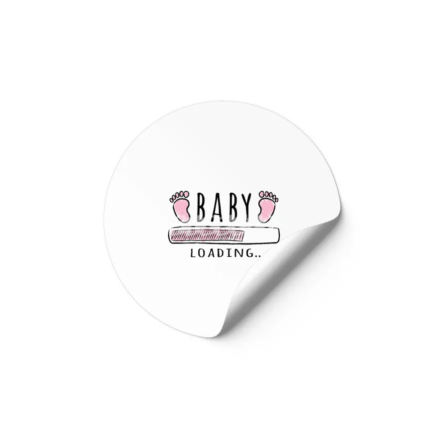 Gift For Pregnant Women. Baby Girl Girl Mother Etiket