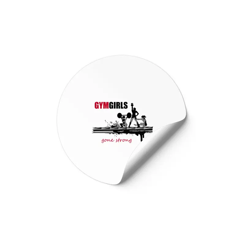 Gym Fitness Girl Trainer Sport Training Workout Etiket