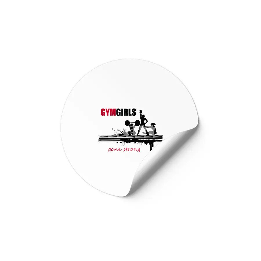 Gym Fitness Girl Trainer Sport Training Workout Etiket