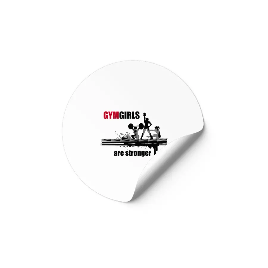 Gym Fitness Girl Trainer Sport Training Workout Etiket