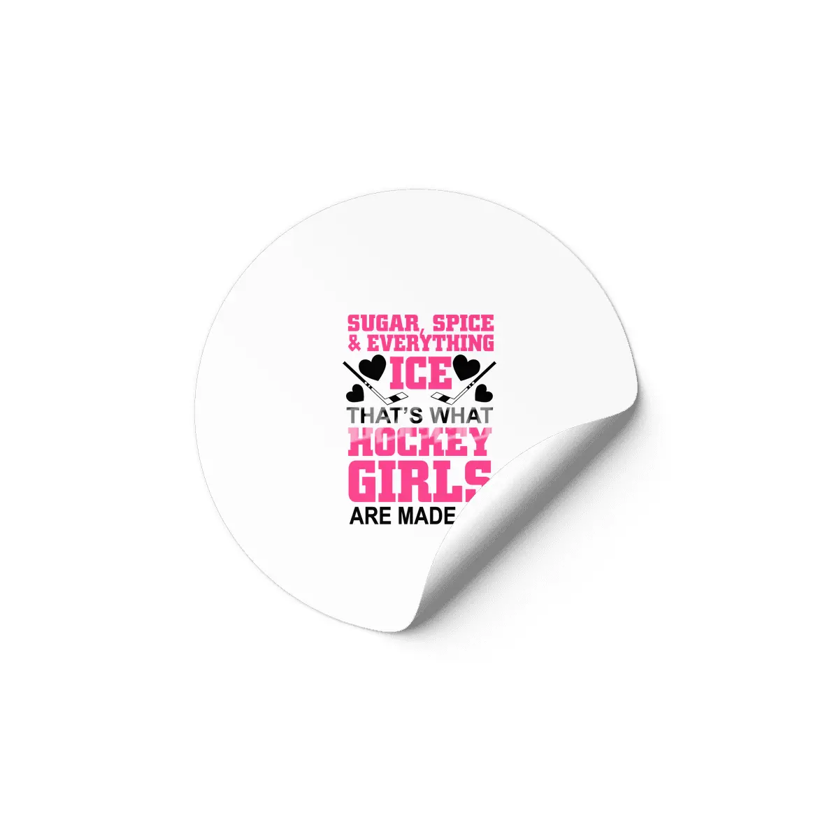 Hockey Girl, Icehockey, Ice Hockey Etiket