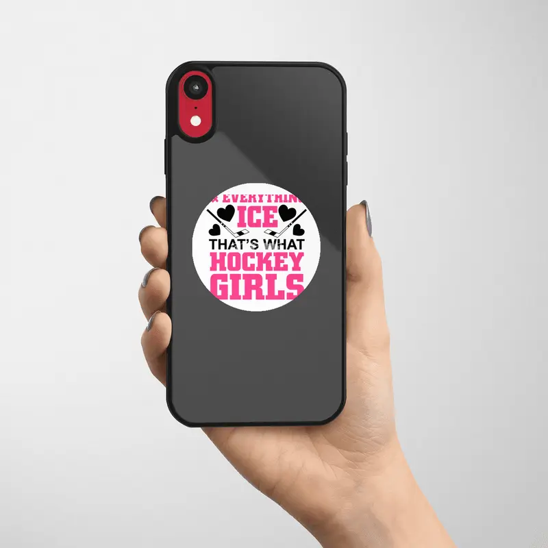 Hockey Girl, Icehockey, Ice Hockey Etiket