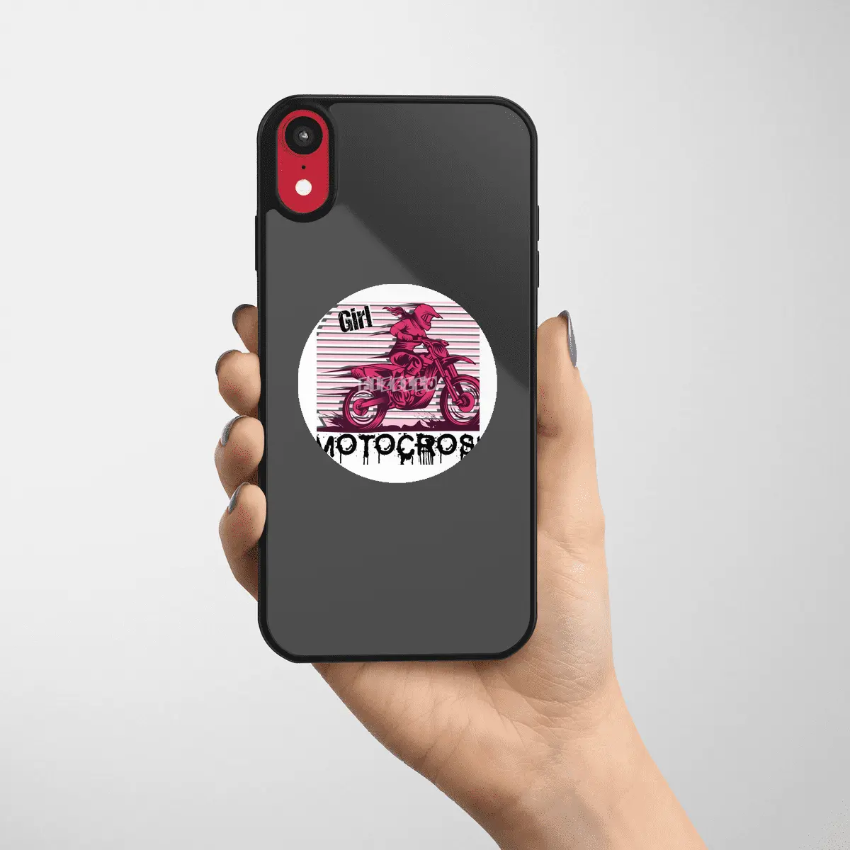 Motocross Enduro Motorcycle Girl Women Gift Etiket