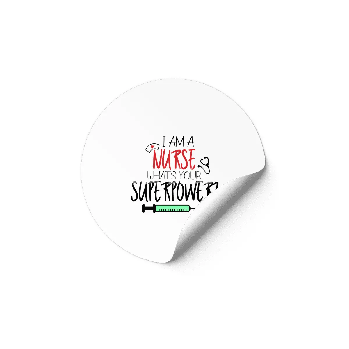 Nurse funny quote gift birthday christmas saying Etiket