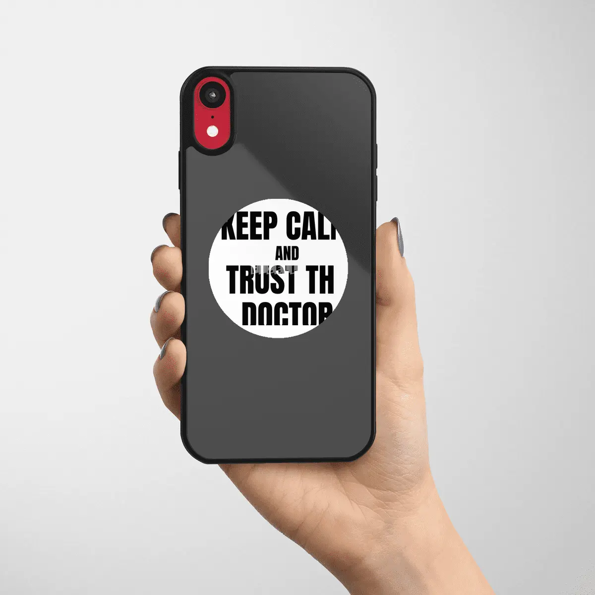 Keep Calm and Trust the Doctor Etiket