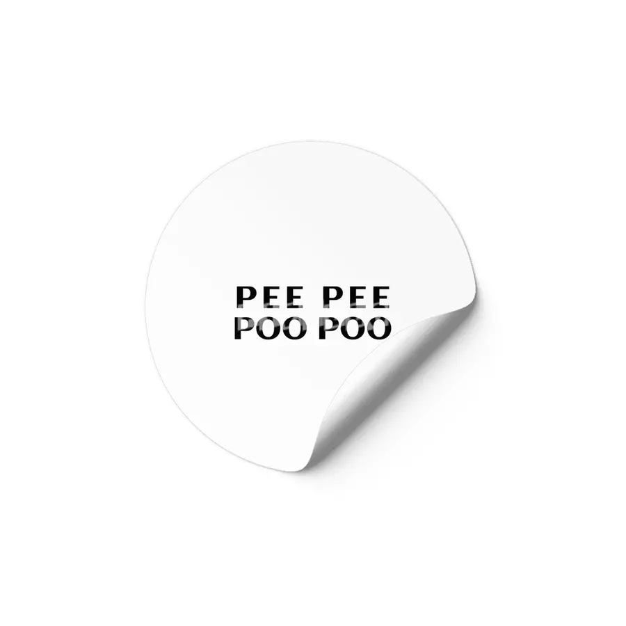 Pee pee poo poo Etiket