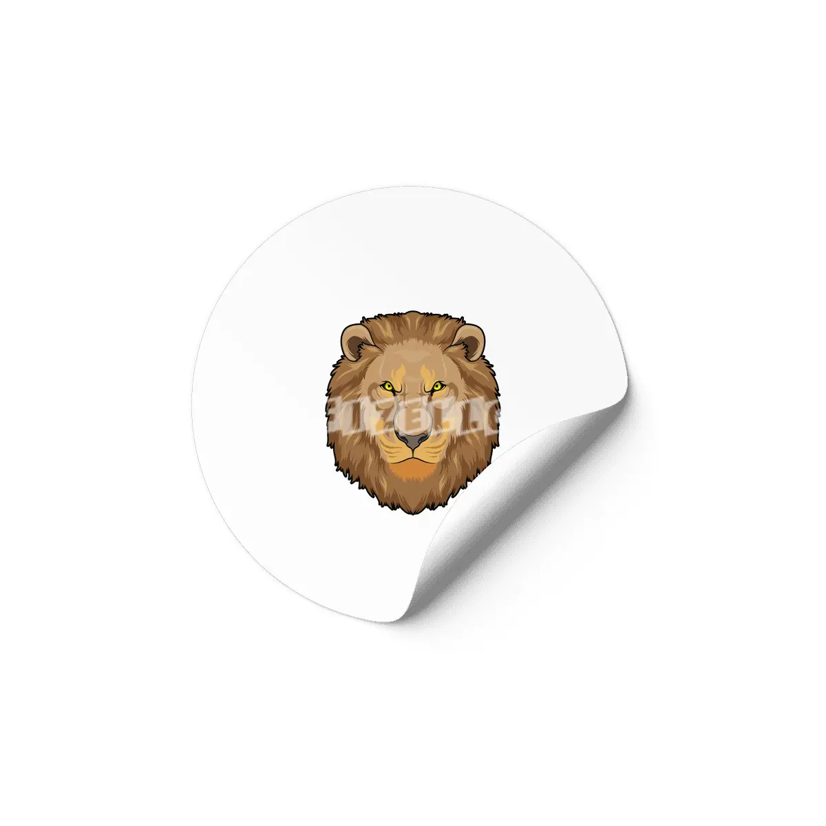 Angry Lion Etiket