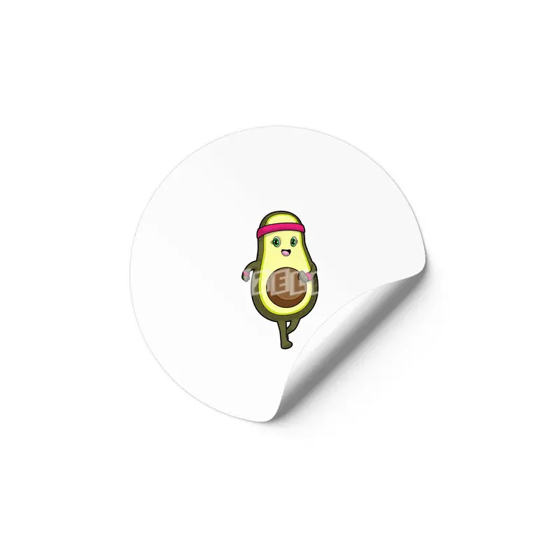 Avocado at Jogging with Headband Etiket