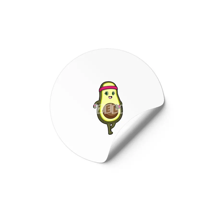 Avocado at Jogging with Headband Etiket