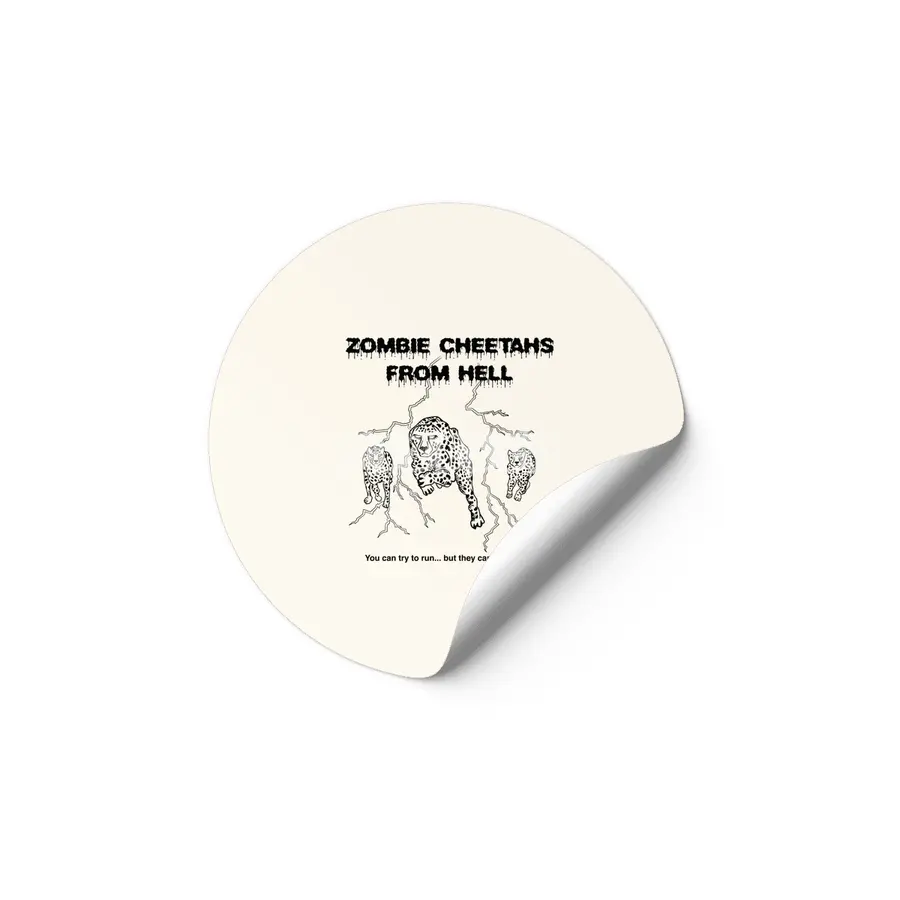 Zombie Cheetahs From Hell Etiket