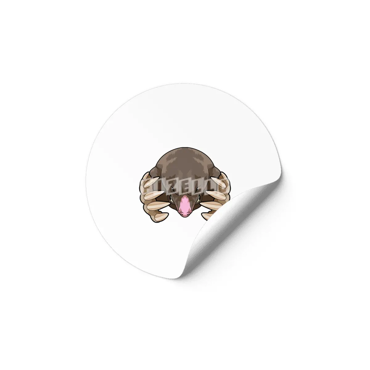 Mole with large Claws Etiket