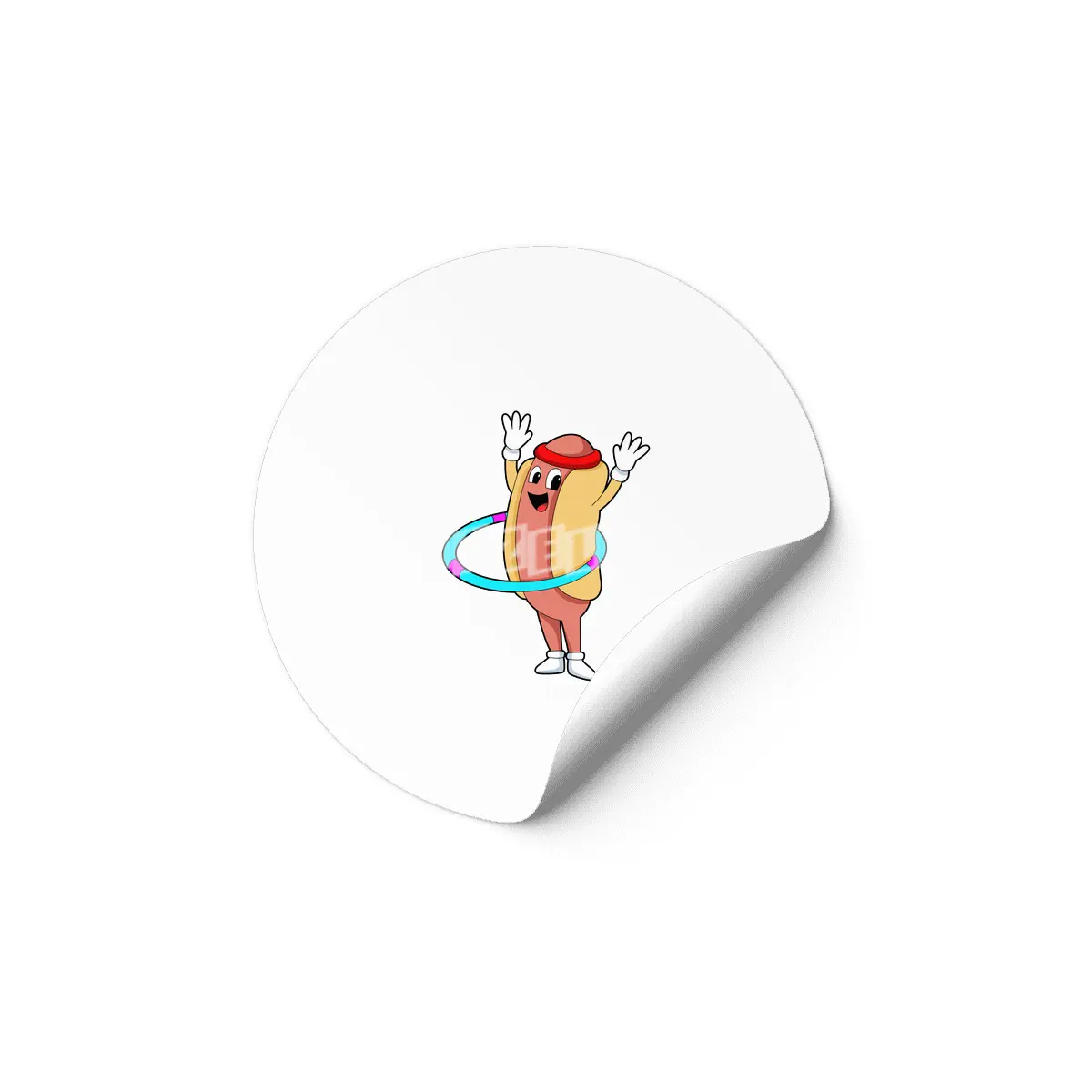 Hotdog at Fitness with Flywheel Etiket