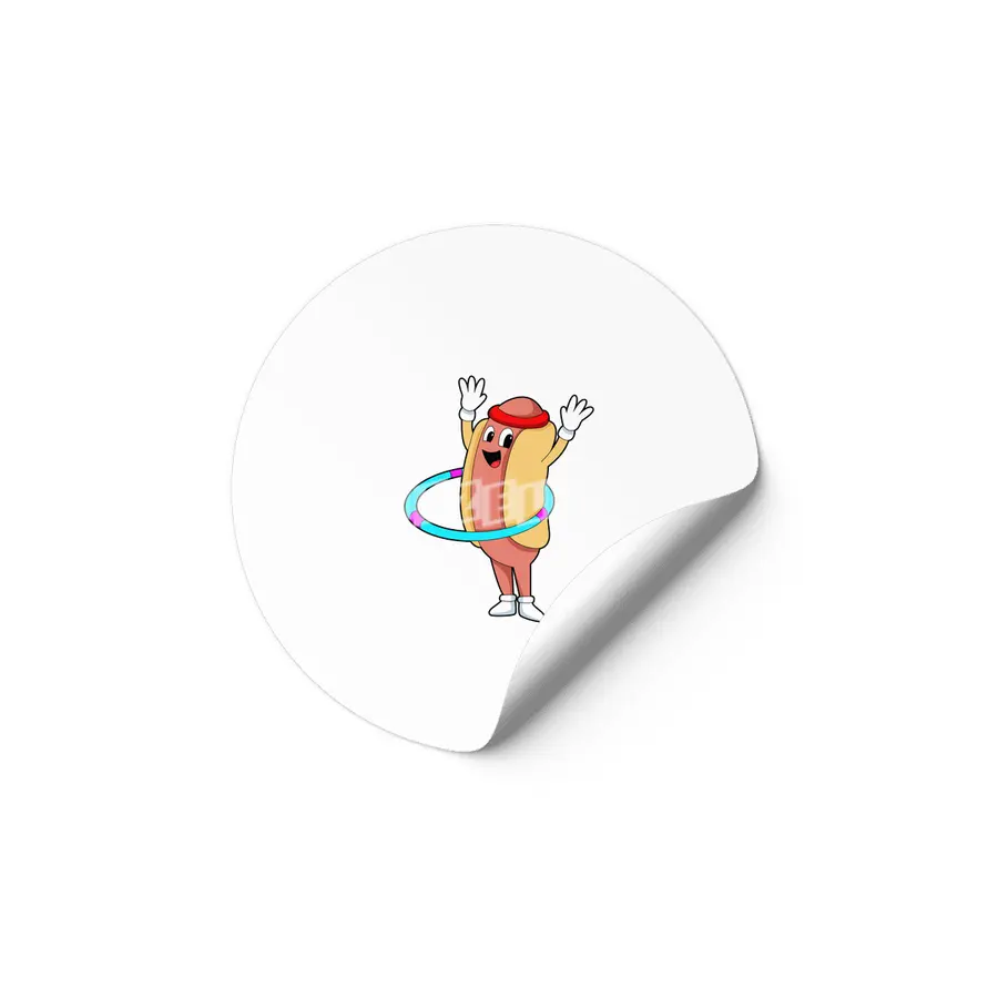 Hotdog at Fitness with Flywheel Etiket