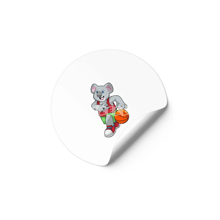 Koala at Basketball Sports Etiket