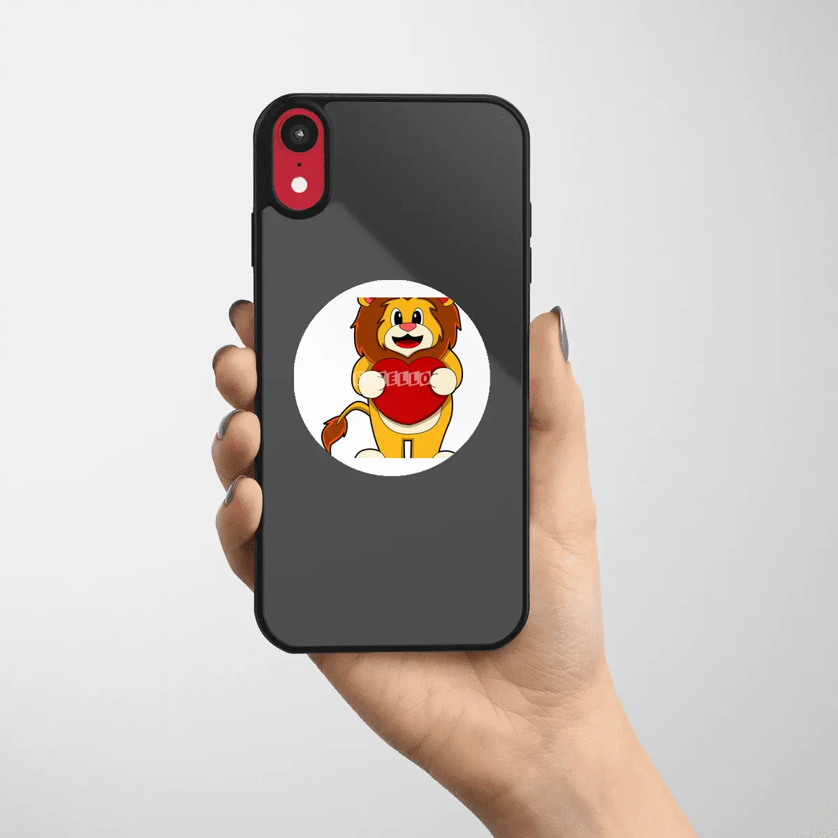 Lion with Heart Etiket