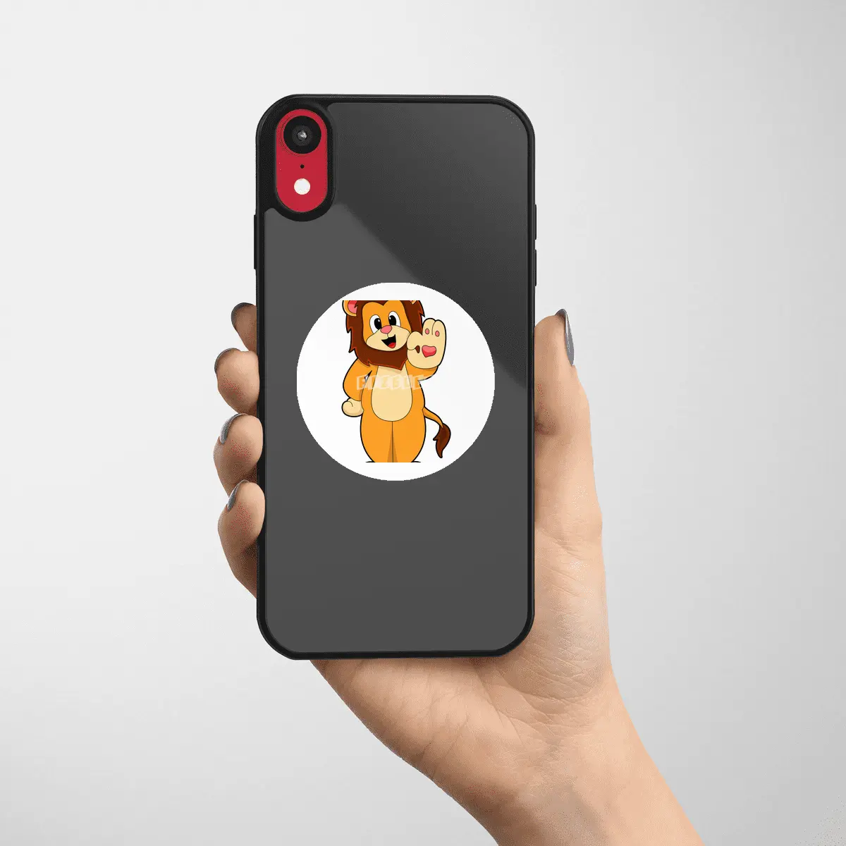 Lion with Mane Etiket