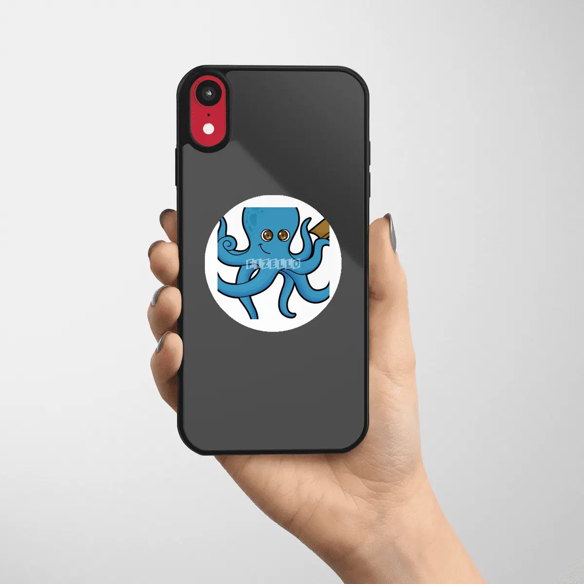 Octopus with Book Etiket