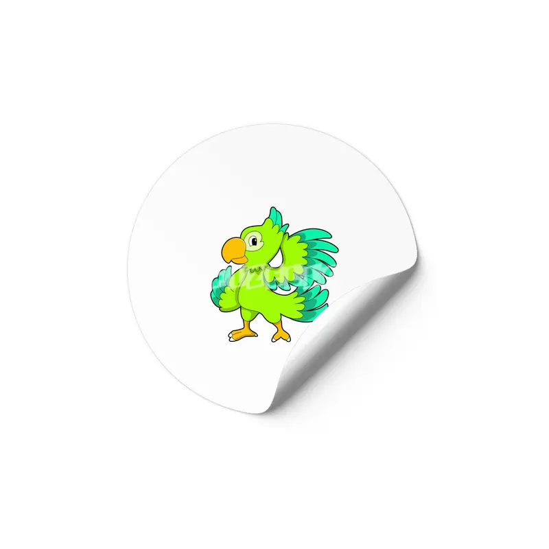 Parrot green Etiket