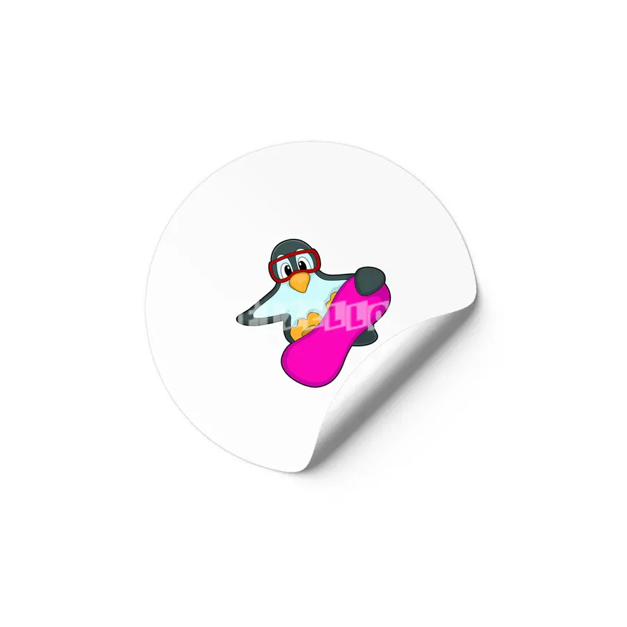 Penguin at Snowboard Sports & Ski goggles Etiket