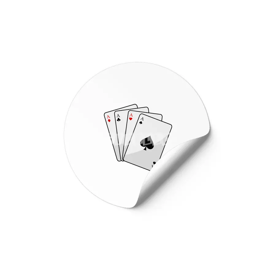Quadruplets Aces Poker cards at Poker Etiket