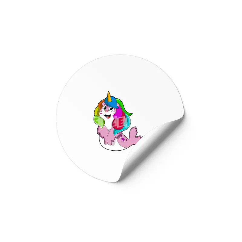 Seal as Unicorn Etiket