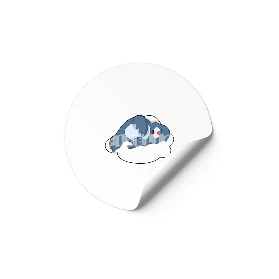 Seal at Sleeping on Cloud Etiket