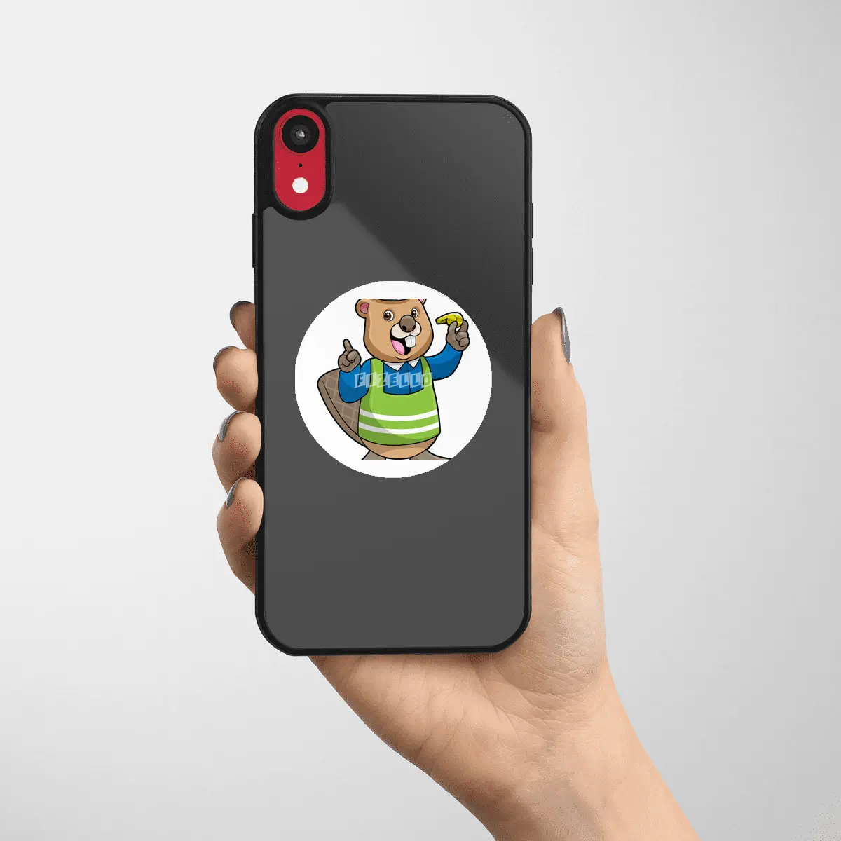 Beaver as Police officer with Whistle Etiket