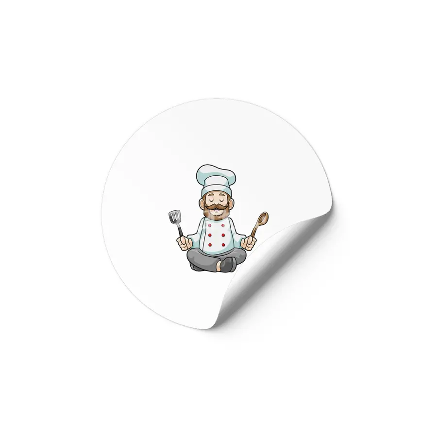Chef with Cooking apron & Wooden spoon at Yoga Etiket