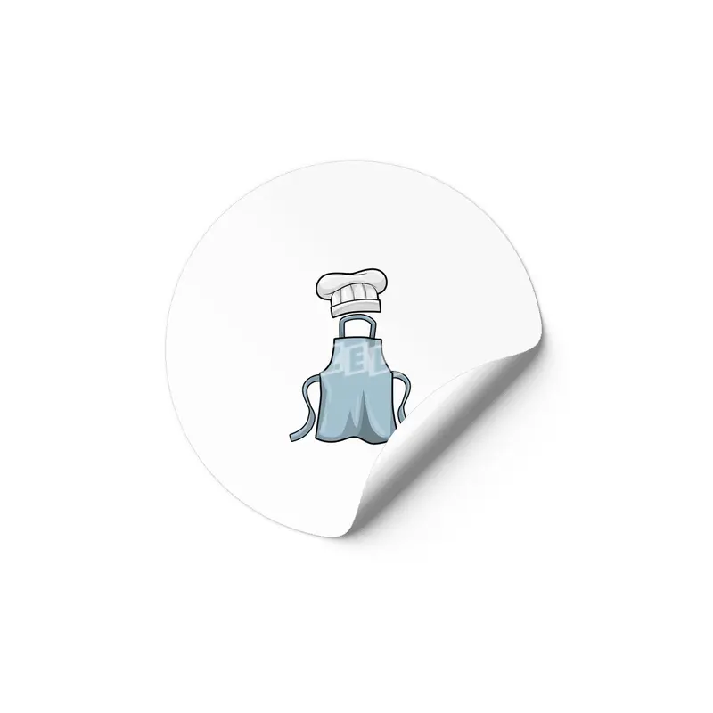 Cooking apron and Cooking hat Etiket
