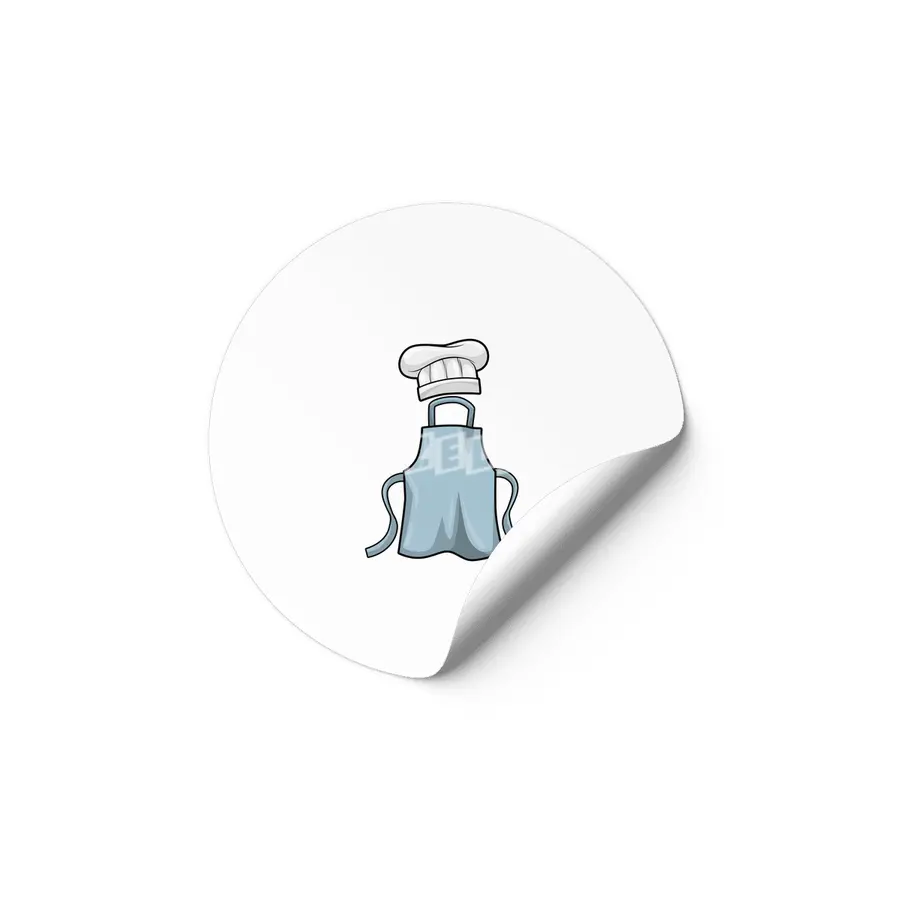 Cooking apron and Cooking hat Etiket