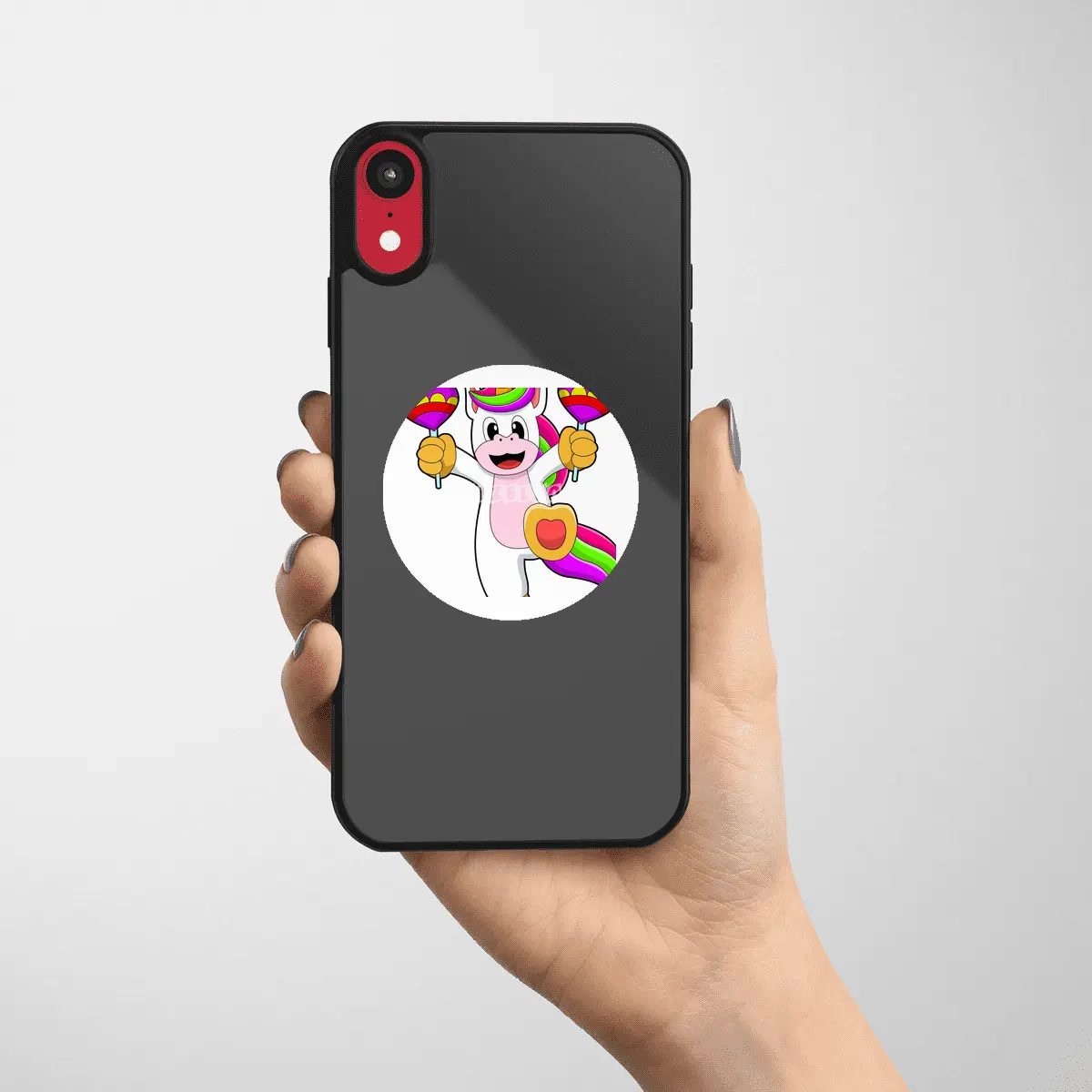 Unicorn with Hearts Etiket