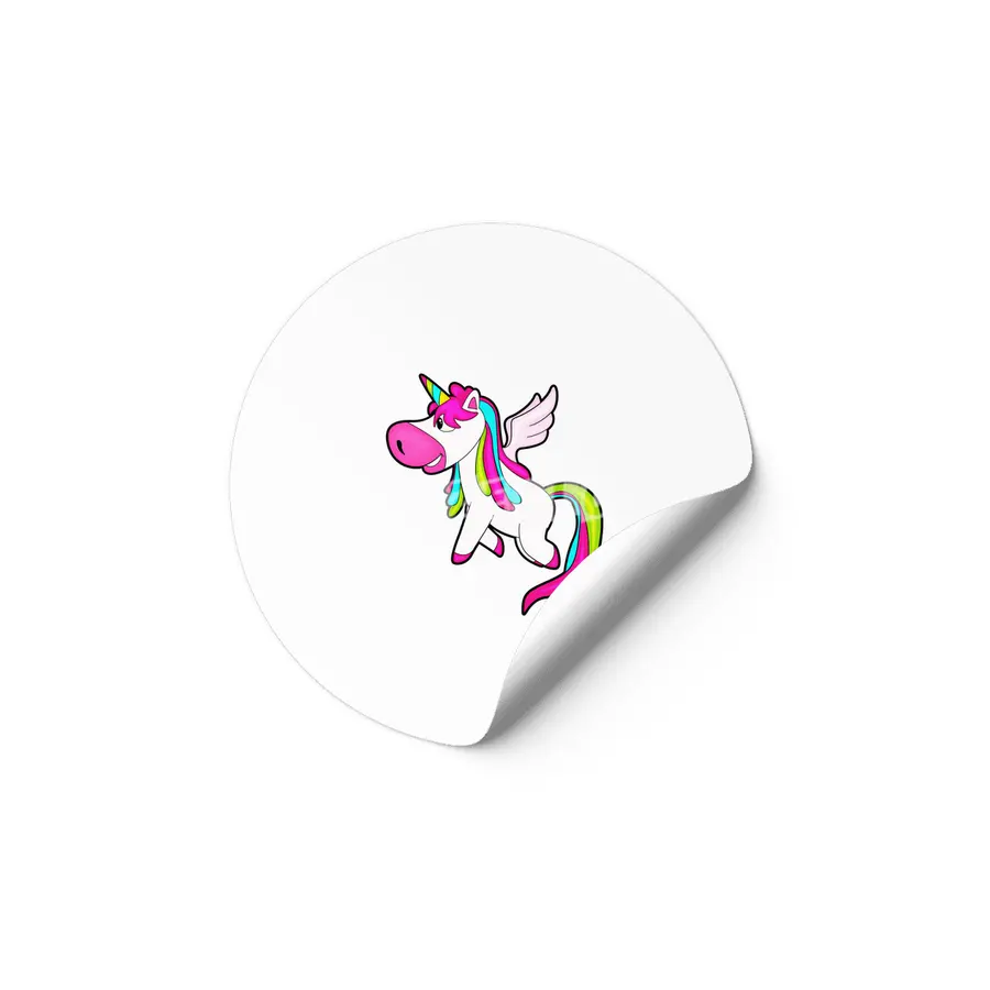 Unicorn with Wings Etiket