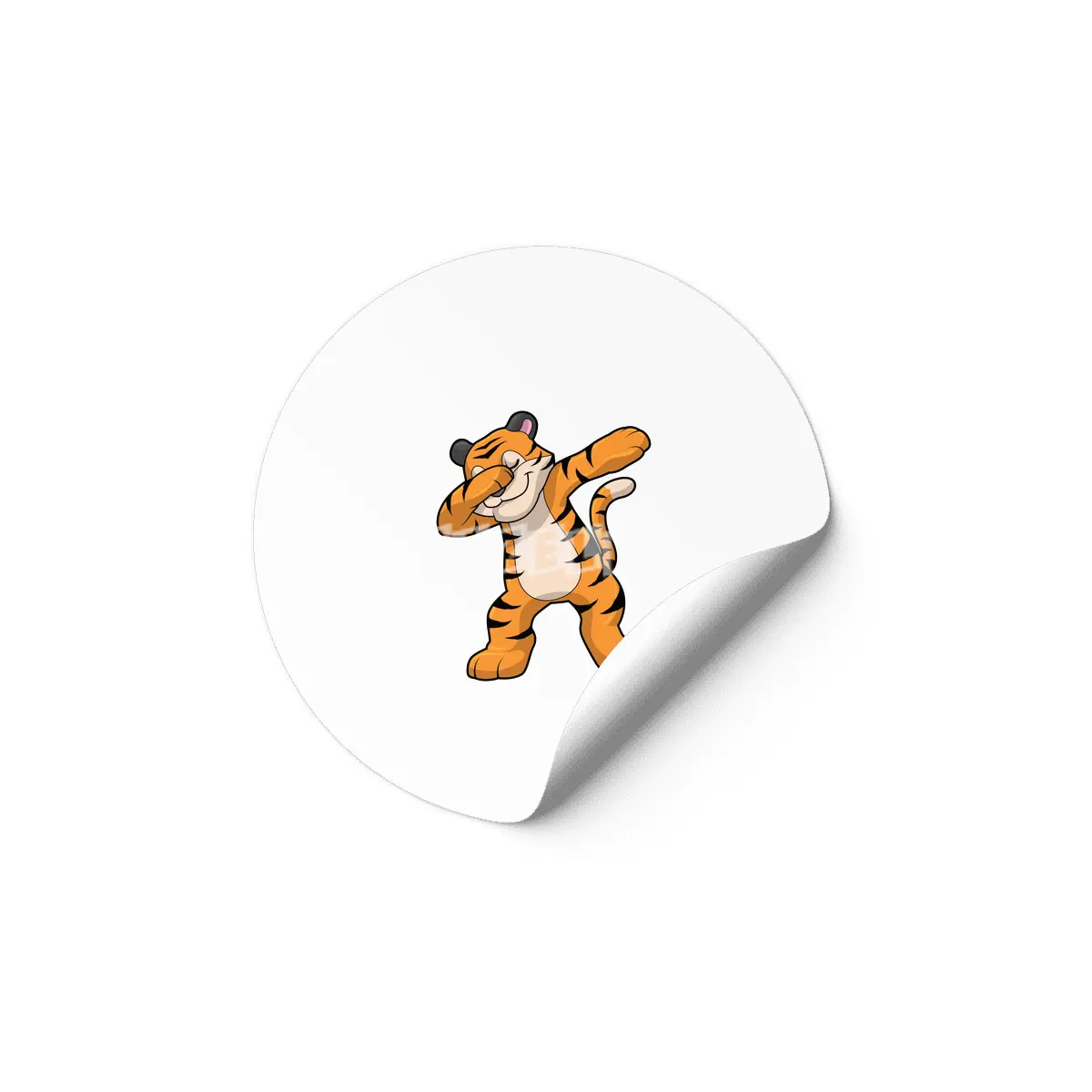 Tiger at Hip Hop Dance Dab Etiket