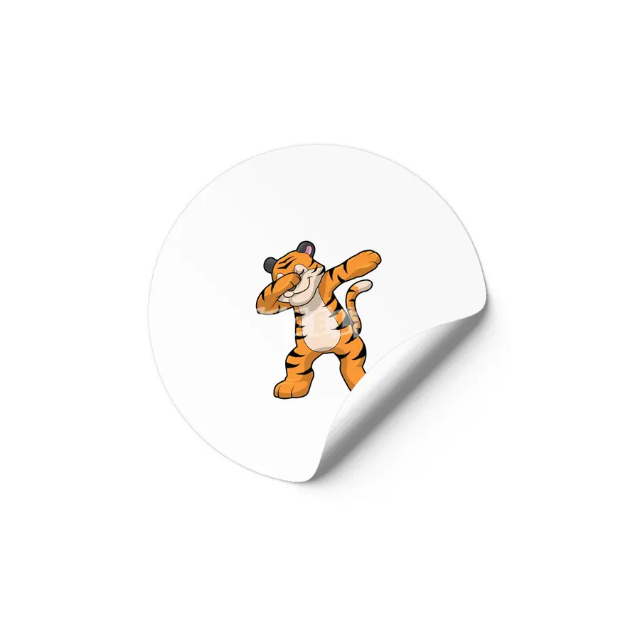 Tiger at Hip Hop Dance Dab Etiket