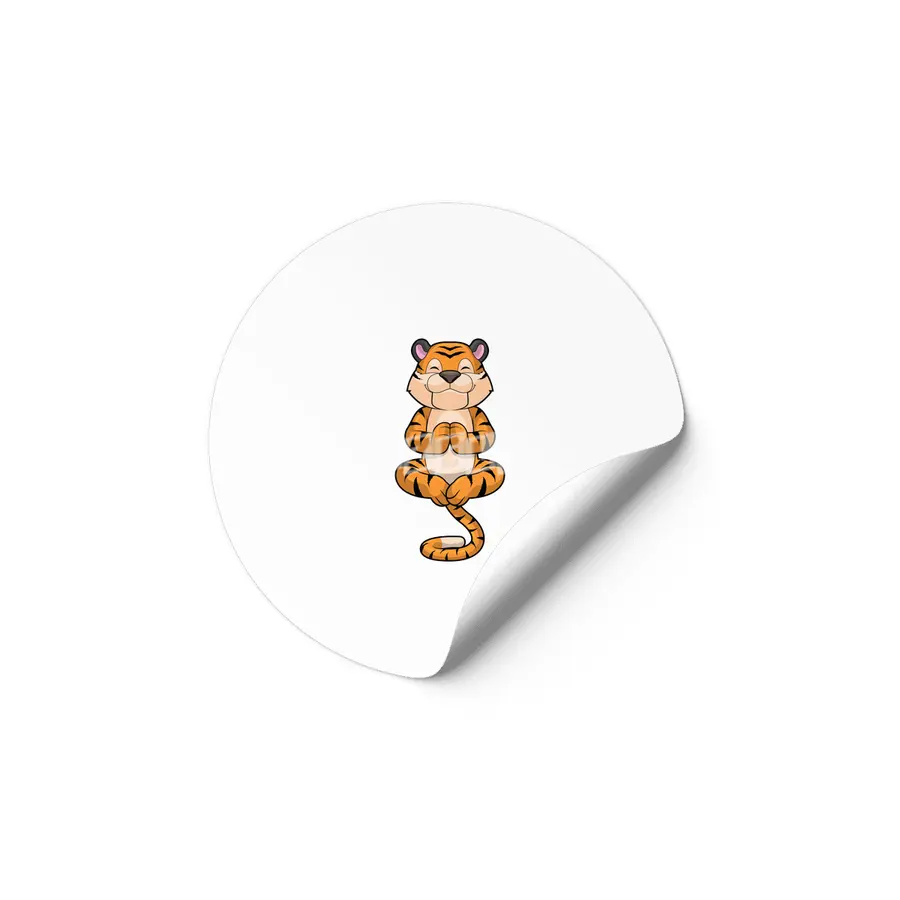 Tiger at Yoga Fitness Etiket