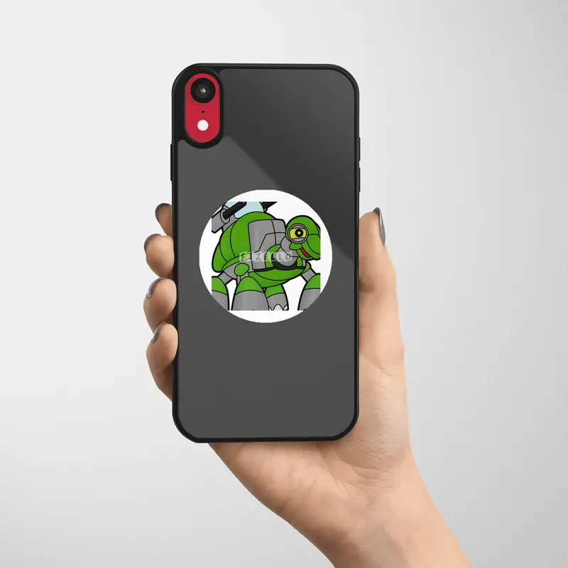 Turtle as Robot with Cannons Etiket