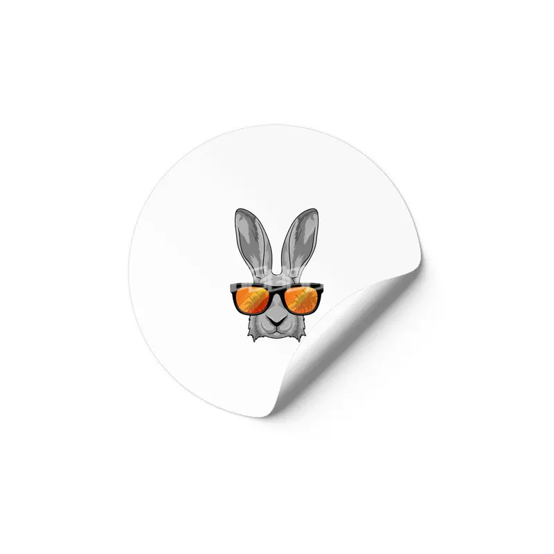 Rabbit with Sunglasses Etiket