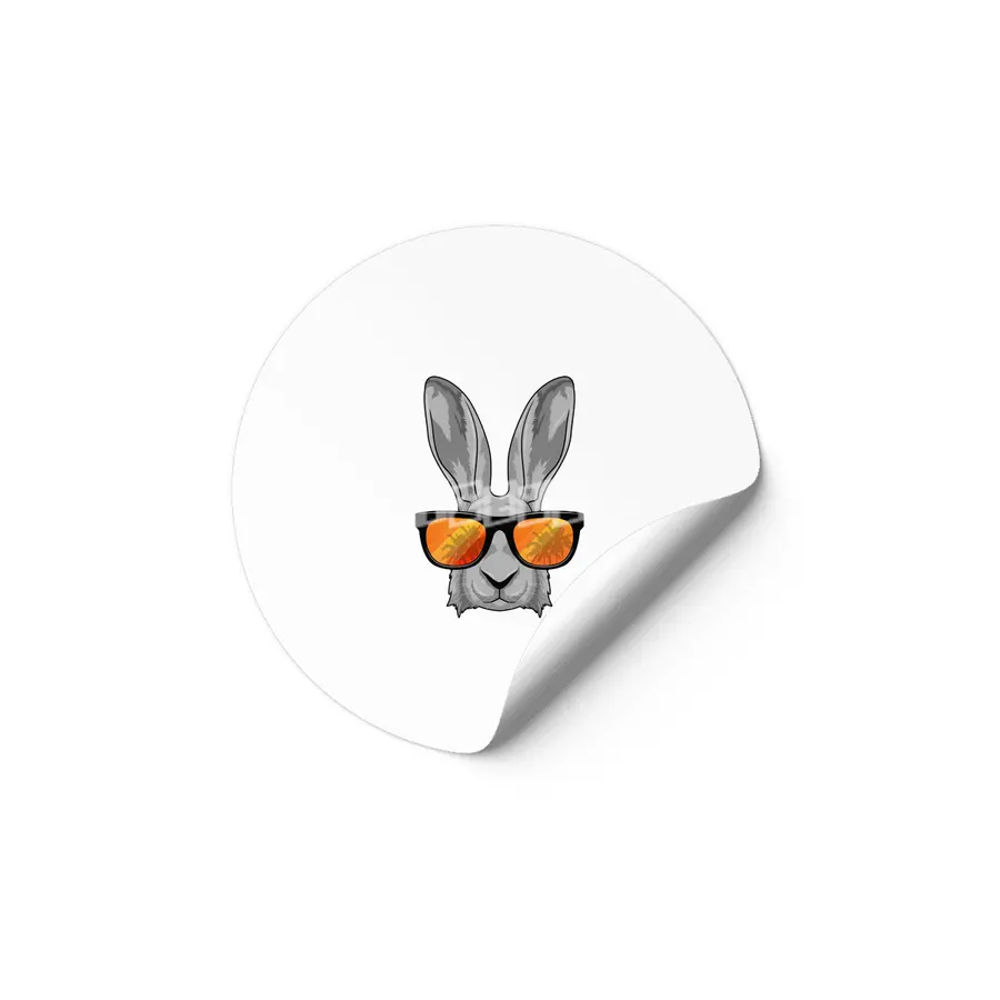 Rabbit with Sunglasses Etiket