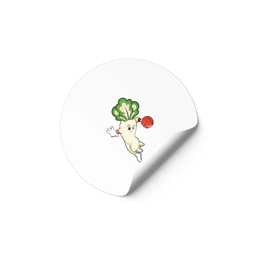 Radish at Basketball Sports Etiket