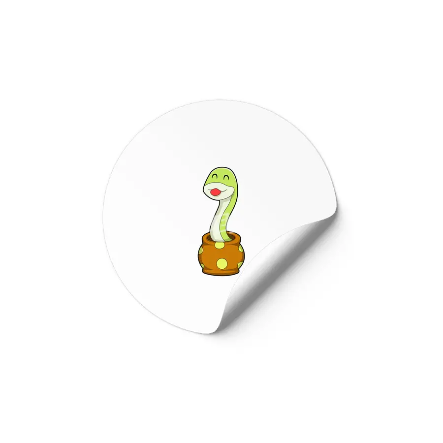Snake in Jar Etiket