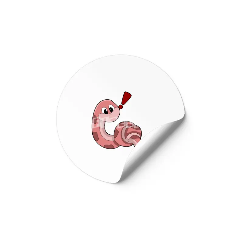 Snake with red Stains Etiket