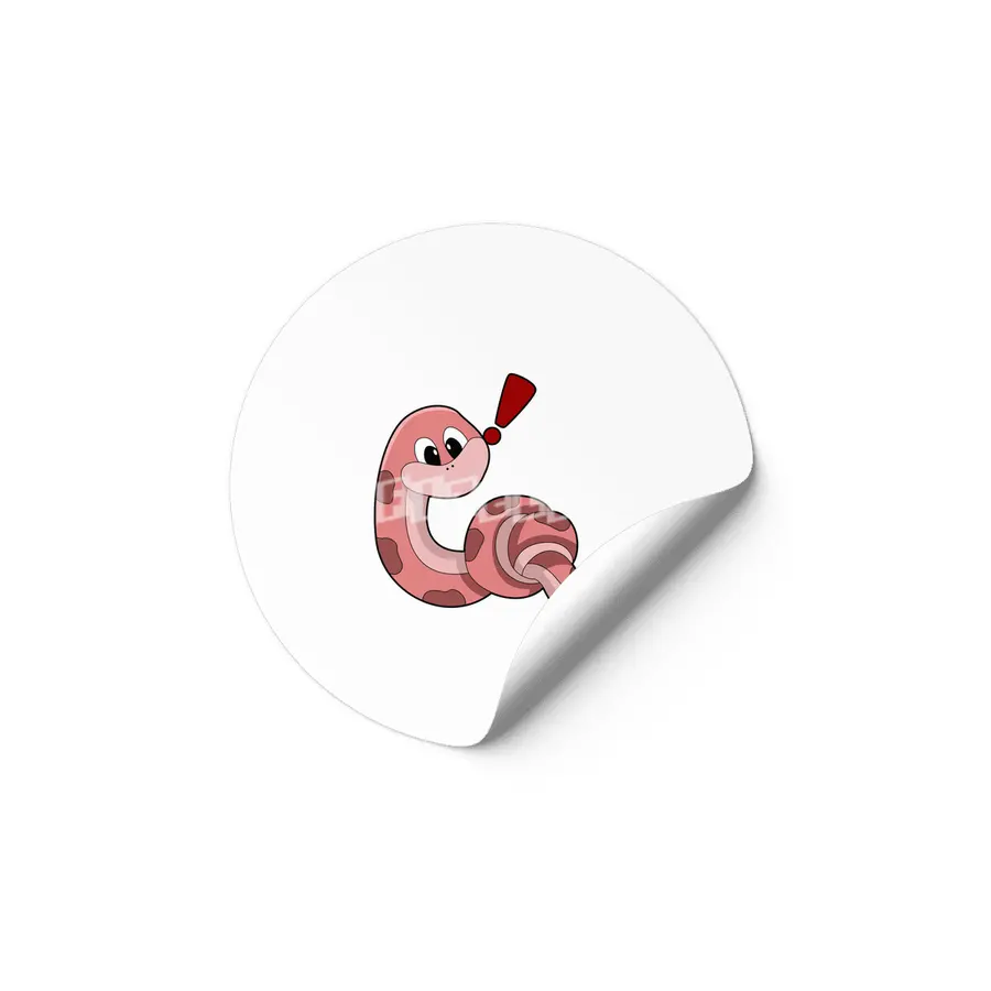 Snake with red Stains Etiket